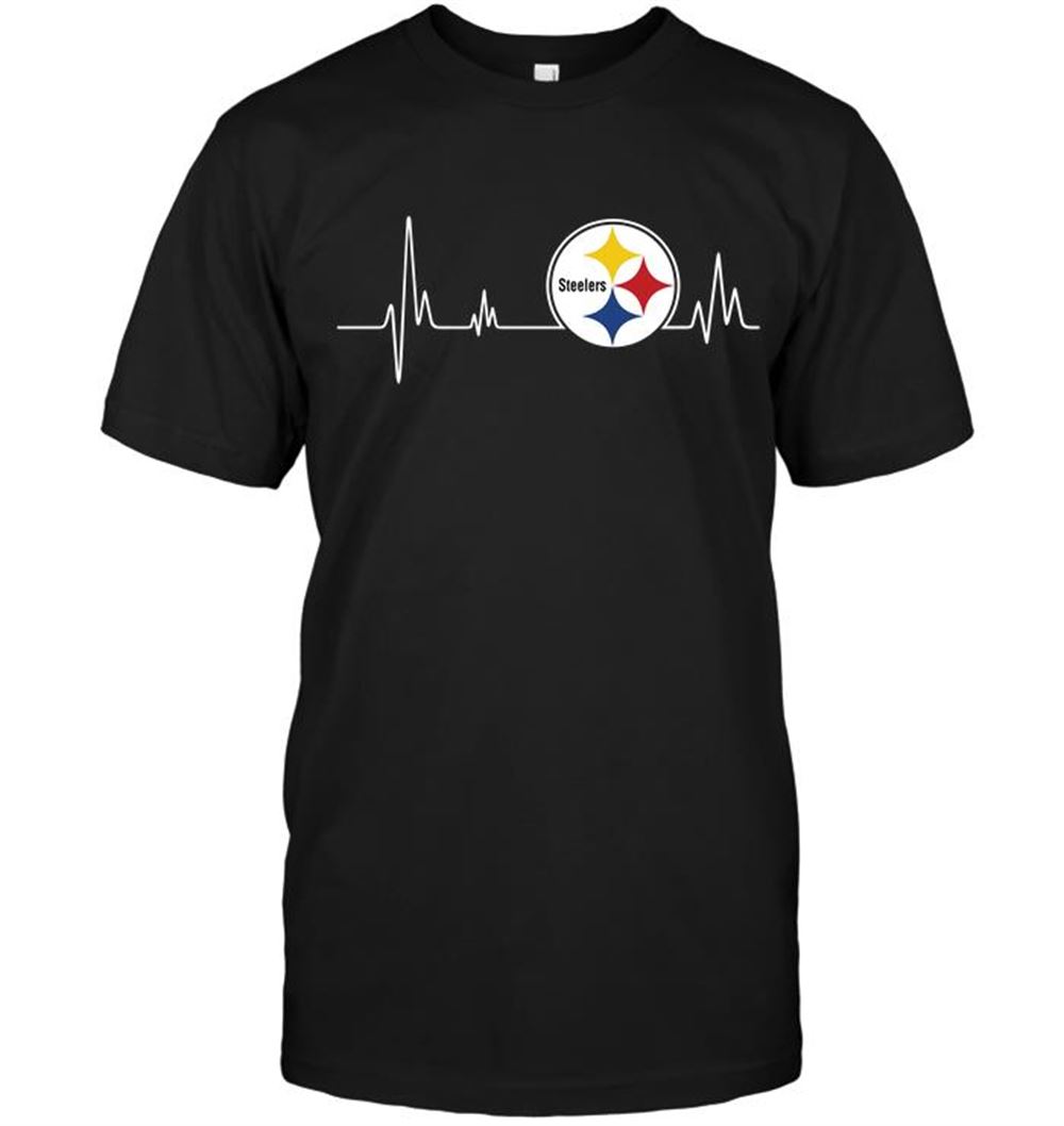Pittsburgh Steelers Heartbeat Shirt Size S-5xl