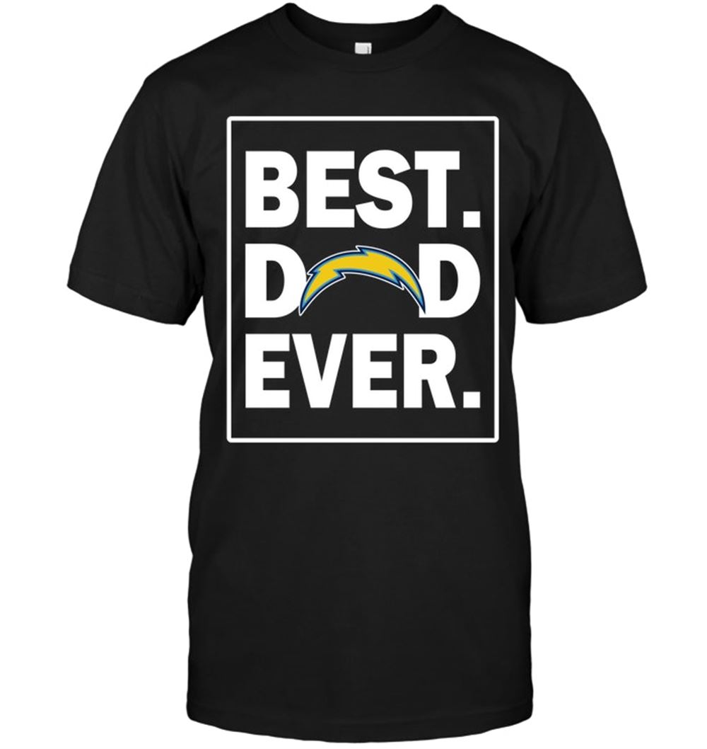 San Diego Chargers Best Dad Ever Fathers Day Shirt Size S-5xl