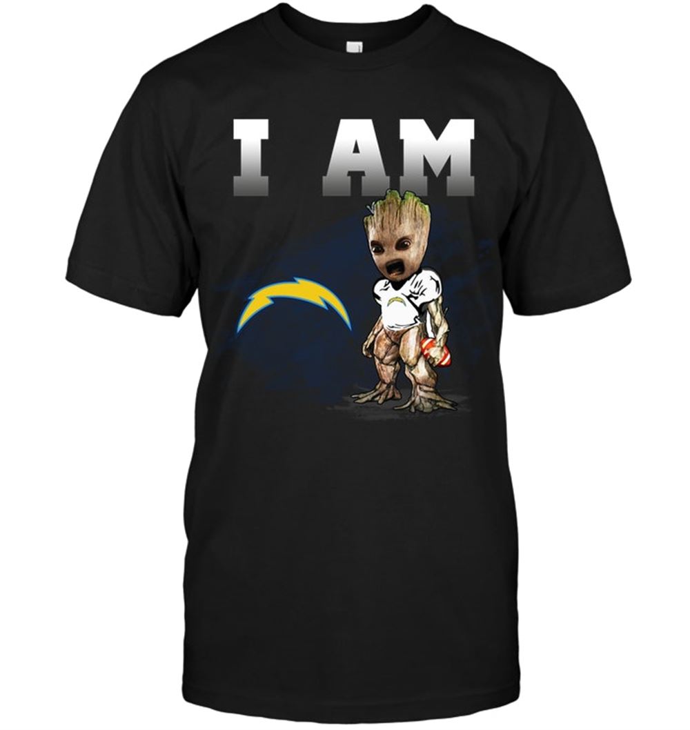 San Diego Chargers I Am Groot Shirt Size Up To 5xl