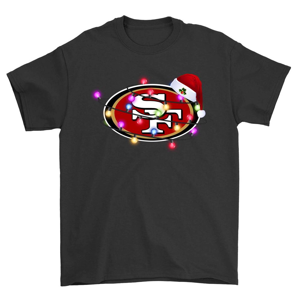 Santas Hat Merry Christmas San Francisco 49ers Shirt