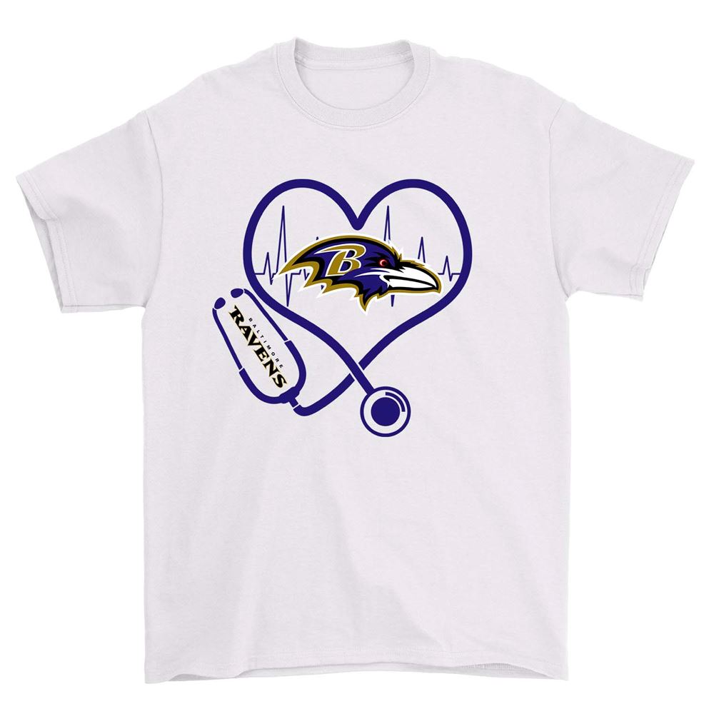 Stethoscope Heart Baltimore Ravens Shirt