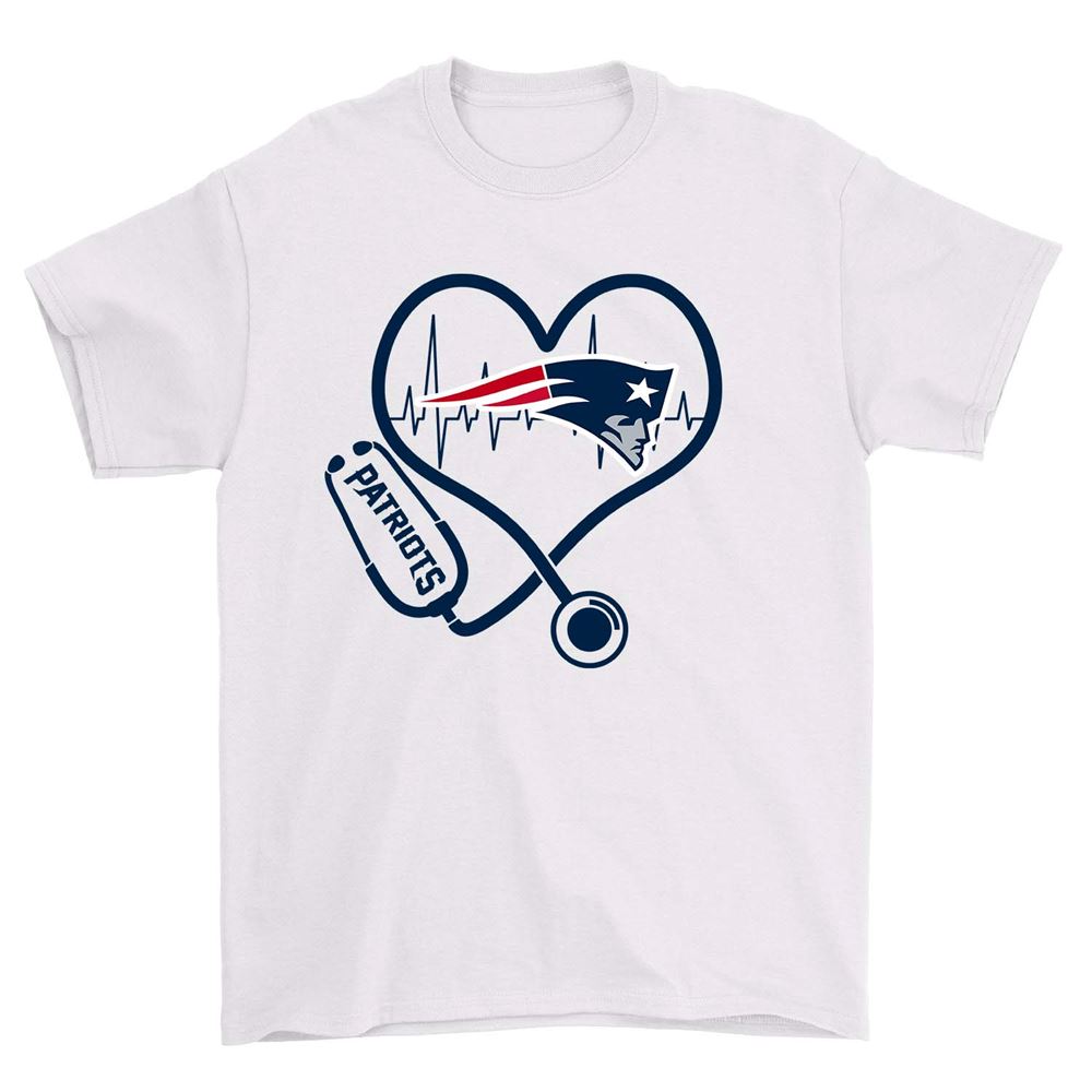 Stethoscope Heart New England Patriots Shirt Size Up To 5xl
