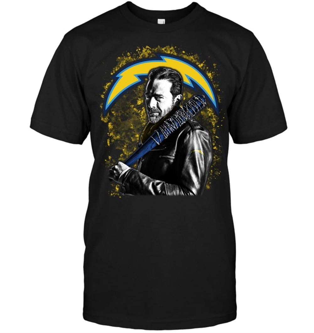 The Walking Dead Negan San Diego Chargers Shirt Size S-5xl