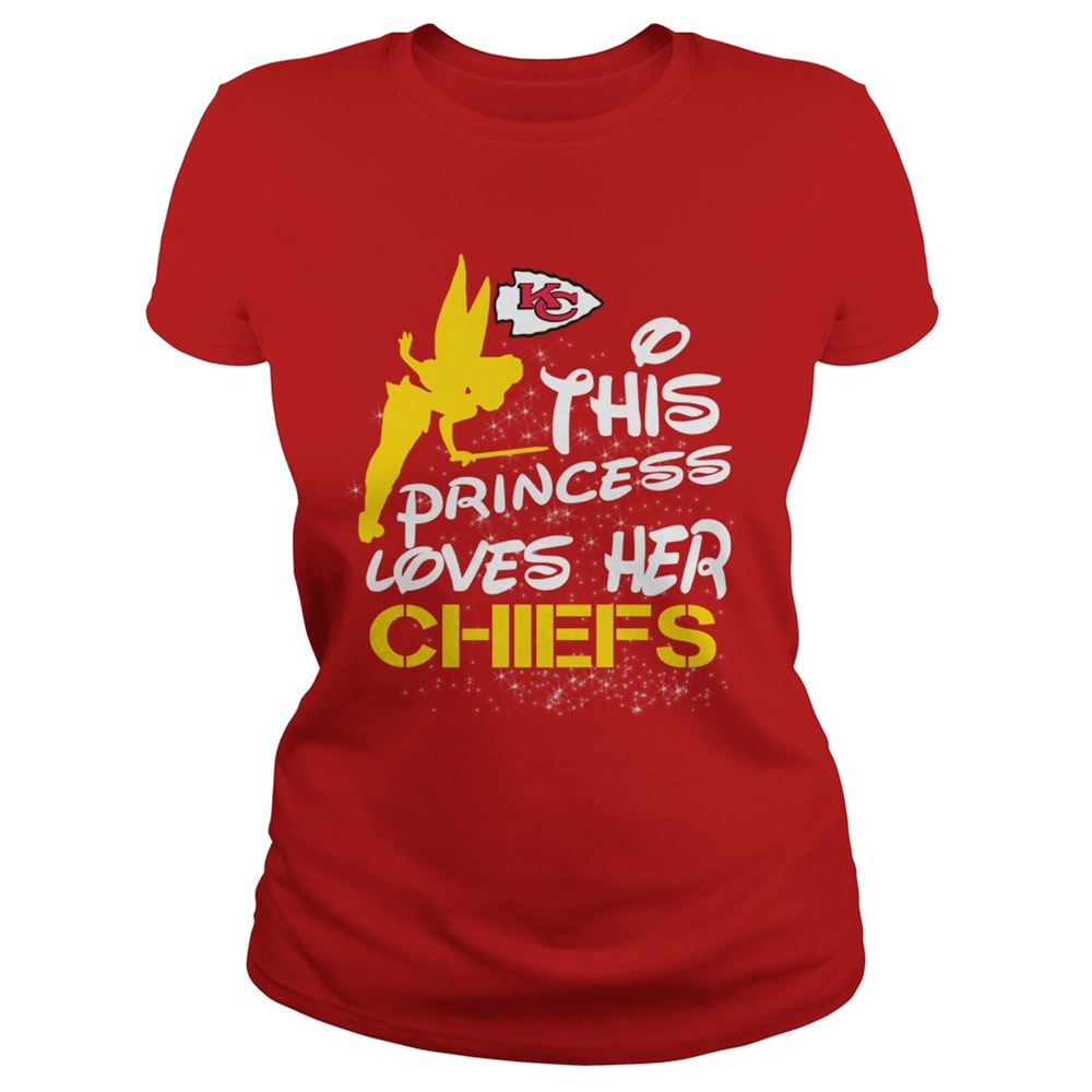 This Princess Loves Her Kansas City Chiefs Shirt