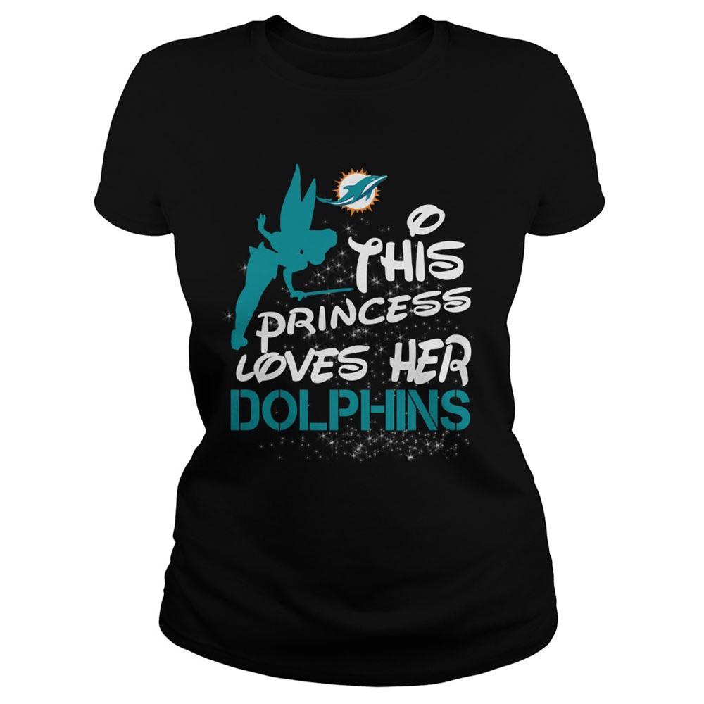 This Princess Loves Her Miami Dolphins Shirt Size Up To 5xl