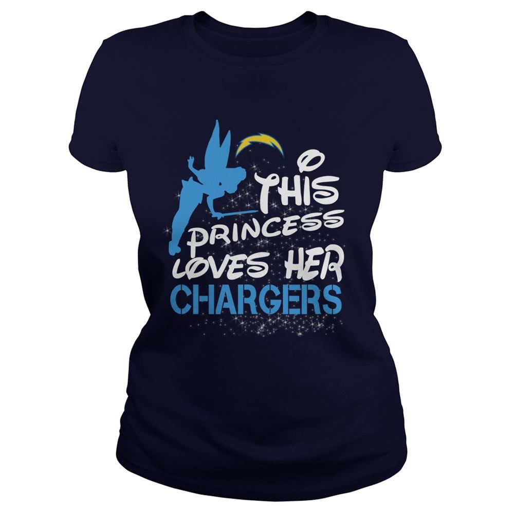 This Princess Loves Her San Diego Chargers Shirt Size S-5xl