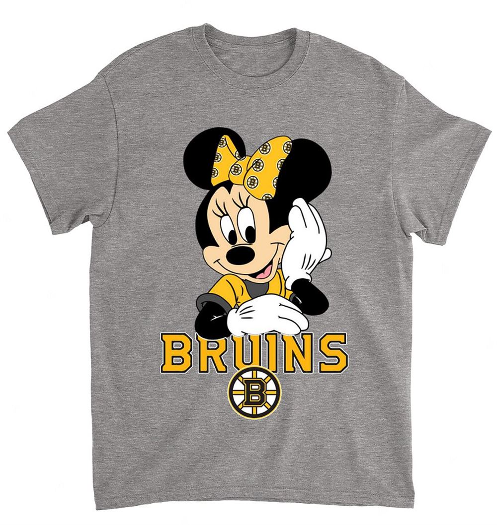 Nhl Boston Bruins 054 Mimi Mouse Walt Disney Shirt