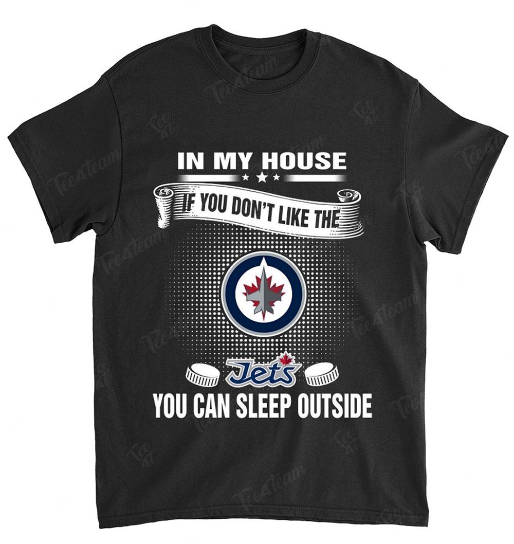 NHL Winnipeg Jets 104 You Can Sleep Outside Shirt Size Up To 5xl