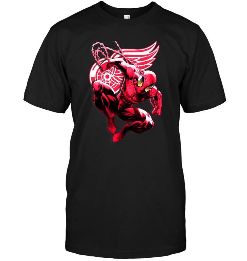 Spiderman Detroit Red Wings Shirt