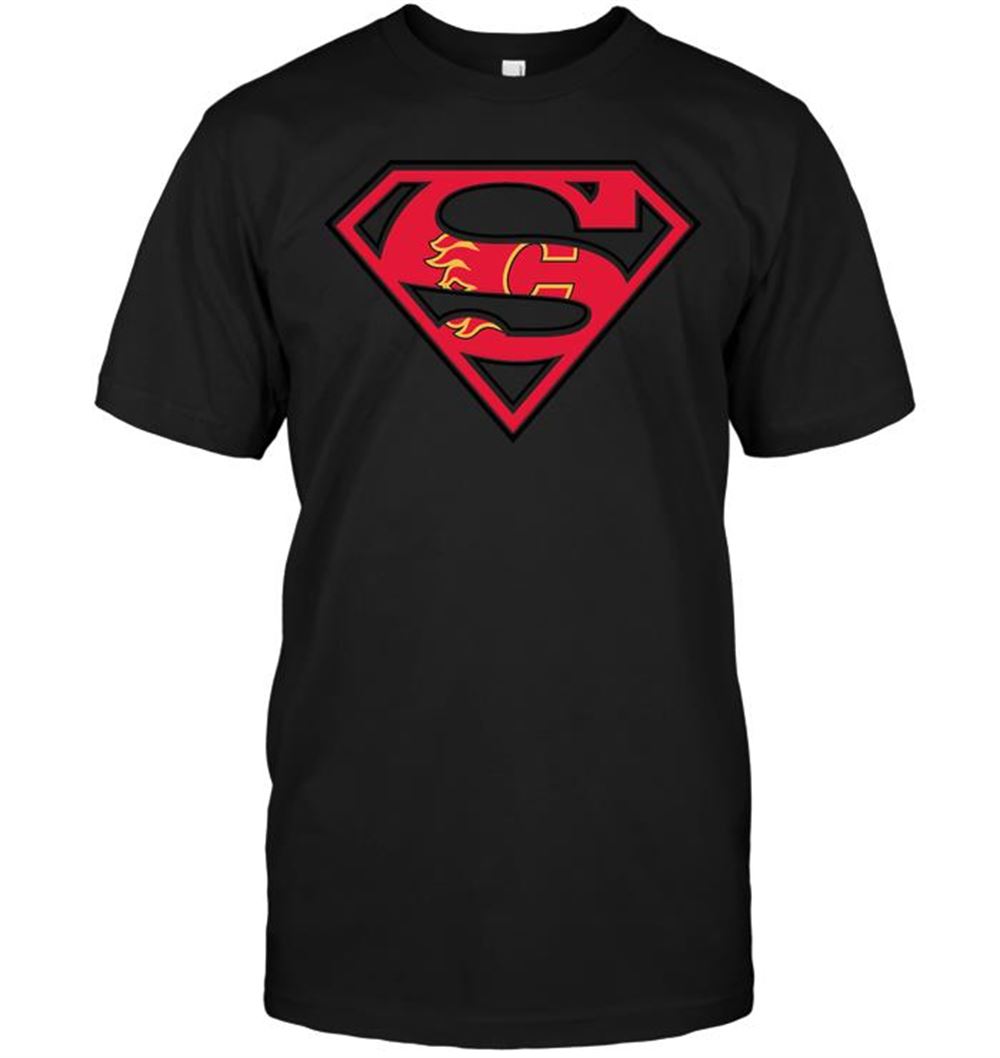 Superman Calgary Flames Shirt