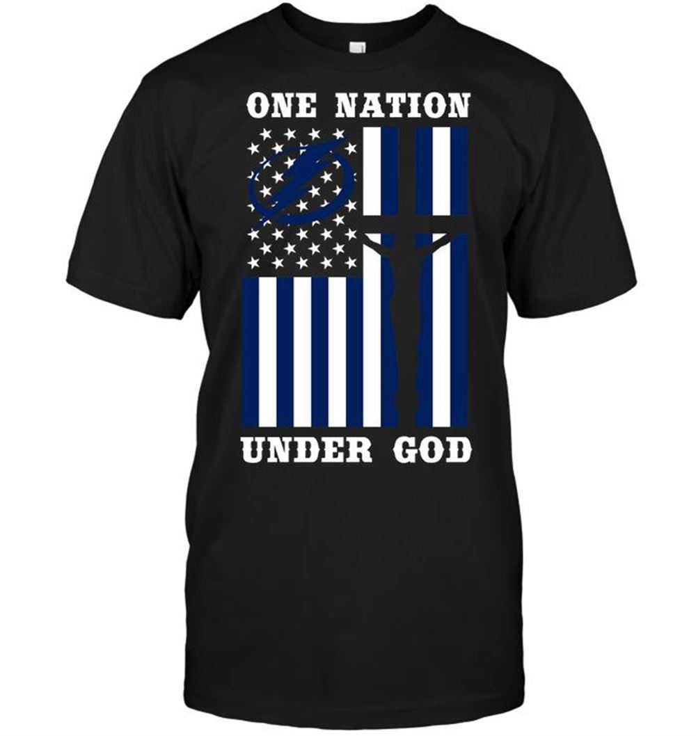 Tampa Bay Lightning One Nation Under God Shirt
