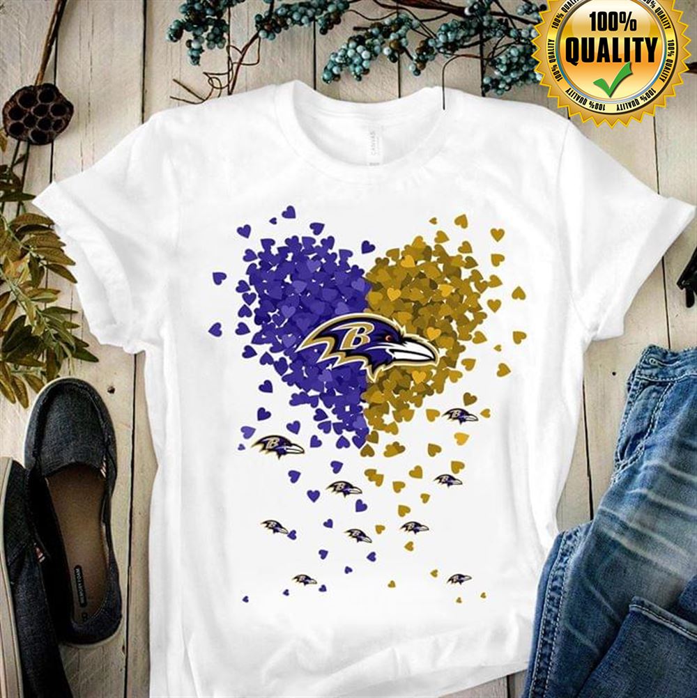 Baltimore Ravens Heart Plus Size Up To 5xl