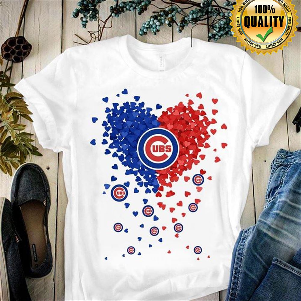 Chicago Cubs Baseball Heart Size Up To 5xl