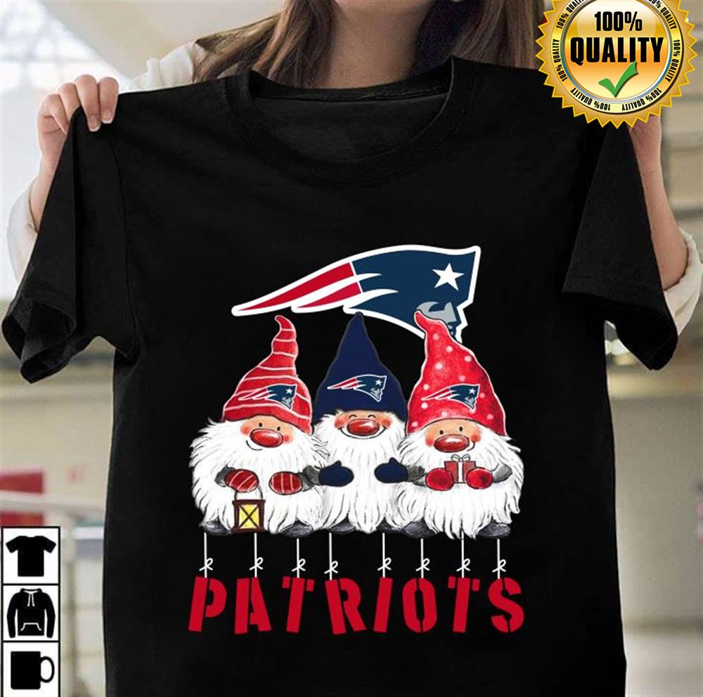 Gnomies New England Patriots Christmas Size Up To 5xl