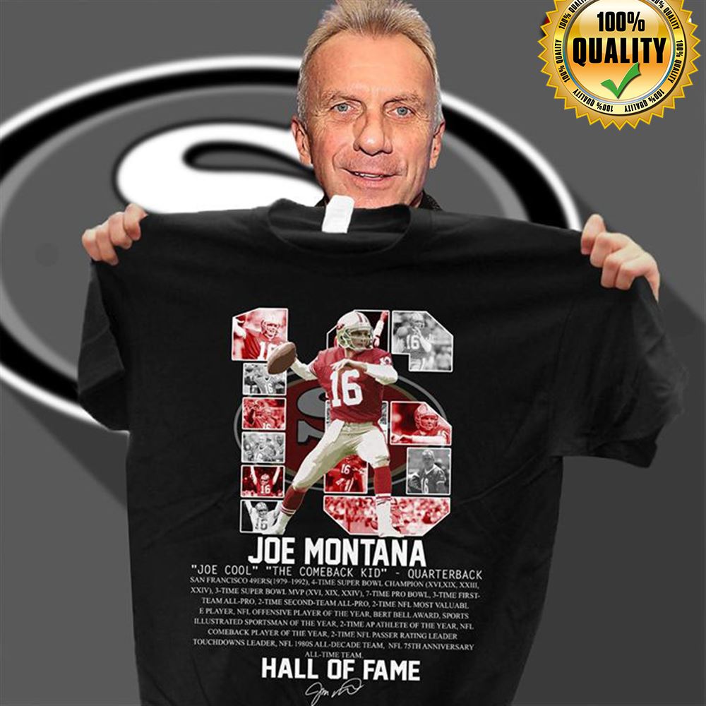 Joe Montana San Francisco 49ers Hall Of Fame Signature