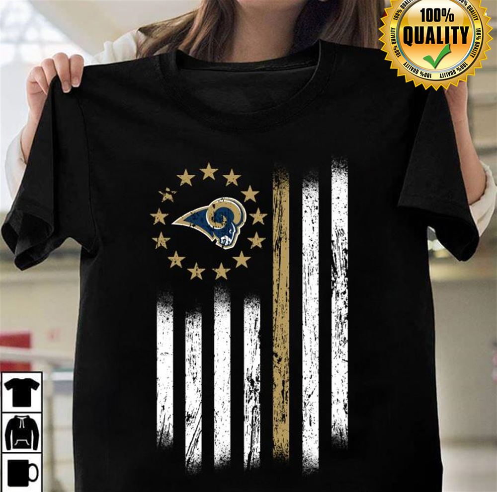 Los Angeles Rams Betsy Ross Flag Tshirt For Fan