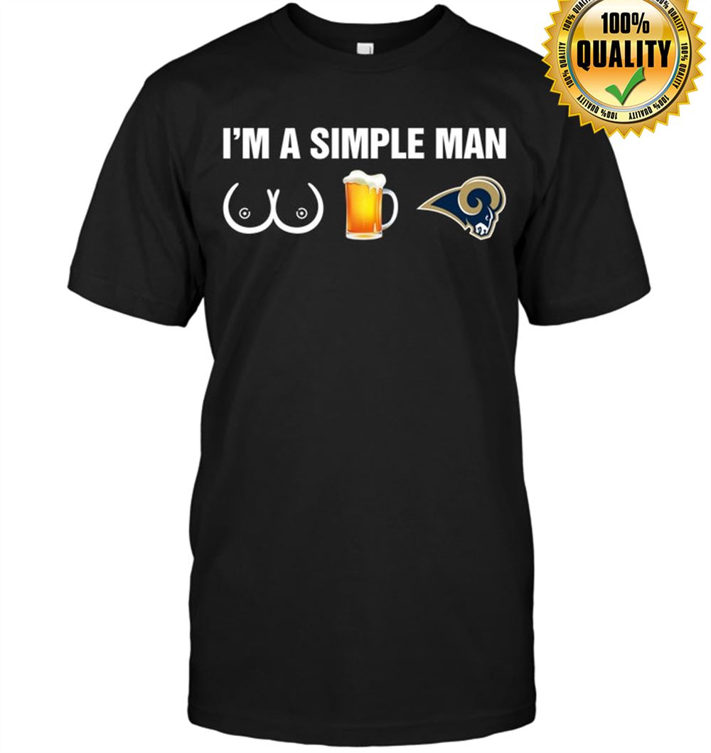Los Angeles Rams Im A Simple Man Size Up To 5xl