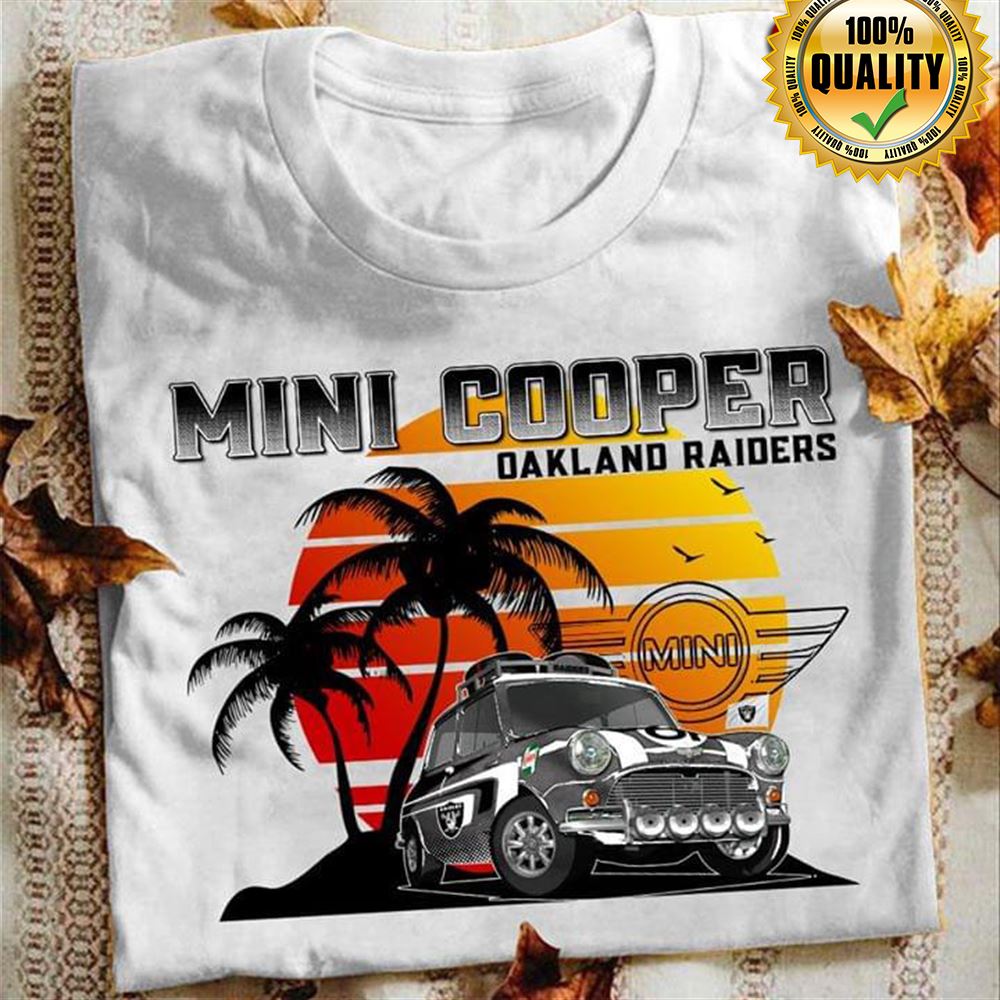 Mini Cooper Oakland Las Vergas Raiders Size S-5xl