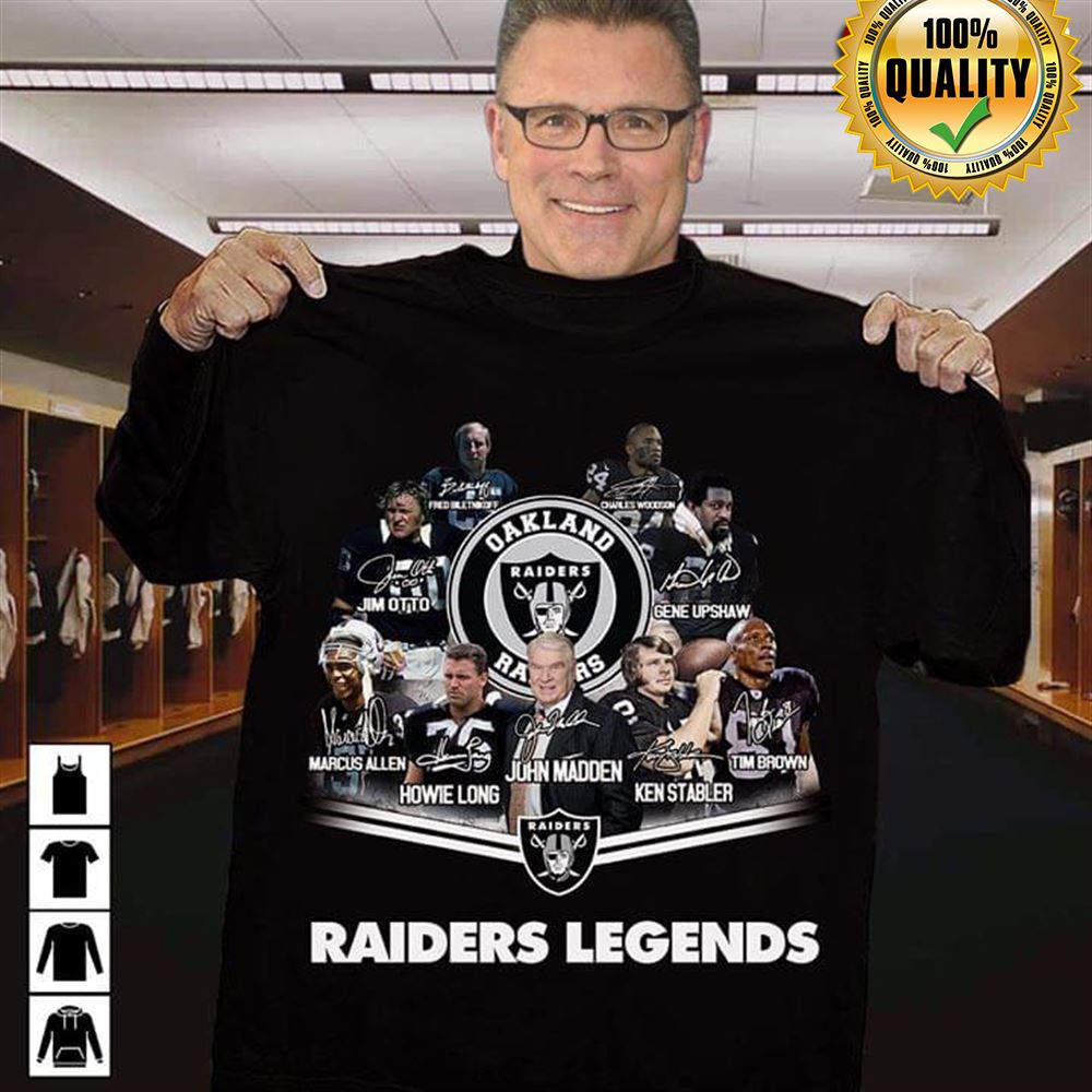Oakland Las Vergas Raiders Raiders Legends Tshirt For Fan