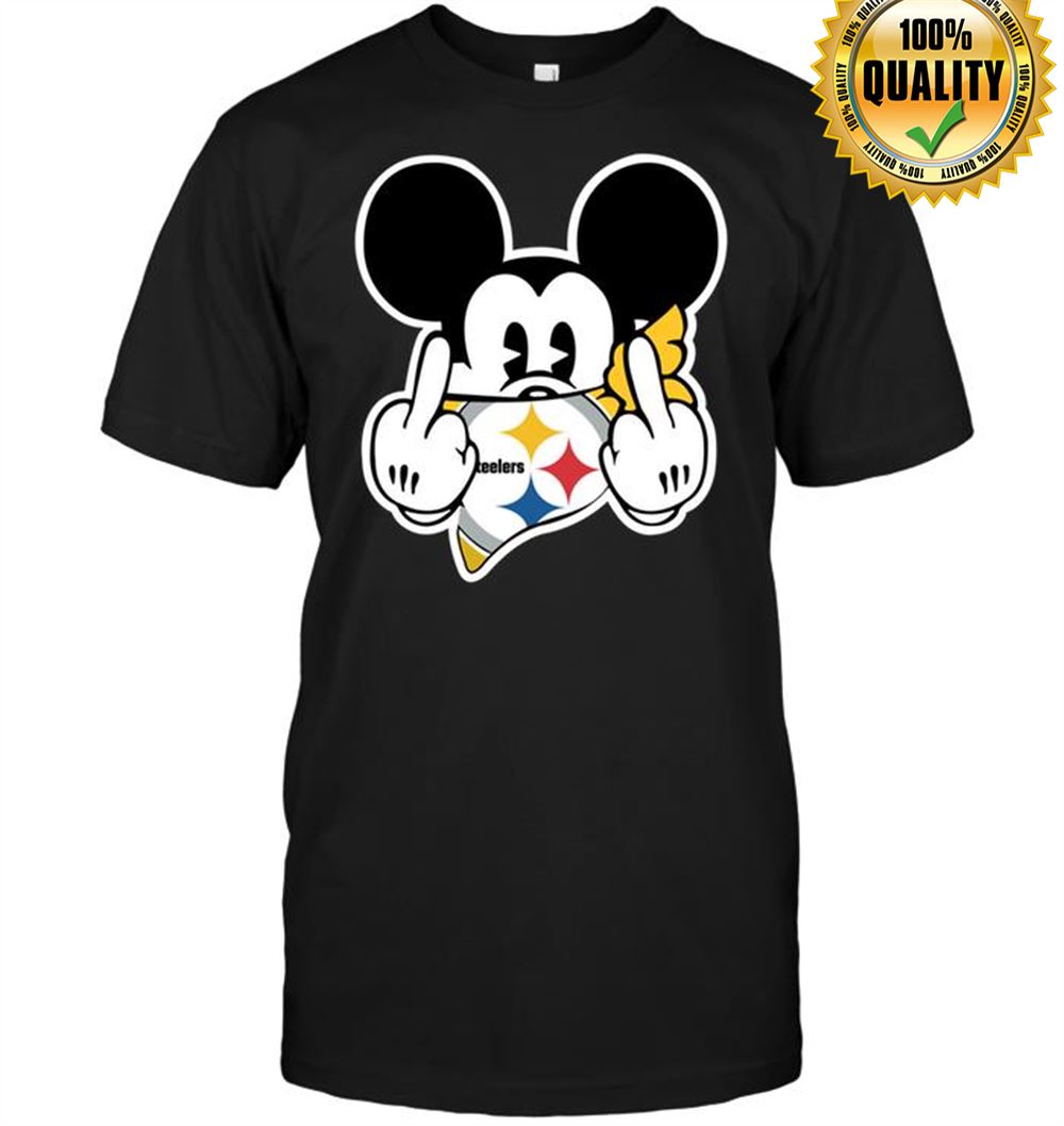 Pittsburgh Steelers Mickey Mouse Tshirt For Fan