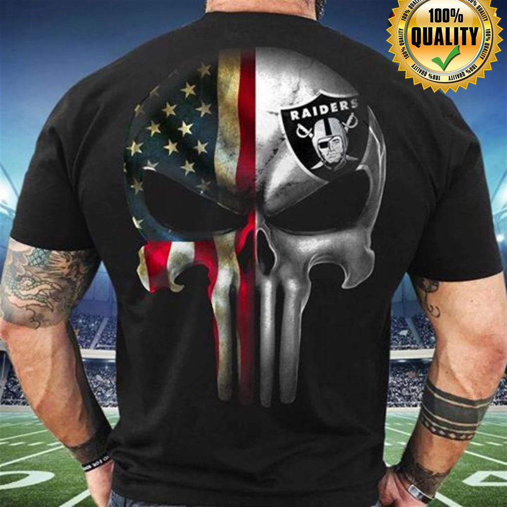 The Punisher Skull Oakland Las Vergas Raiders Gift For Fan