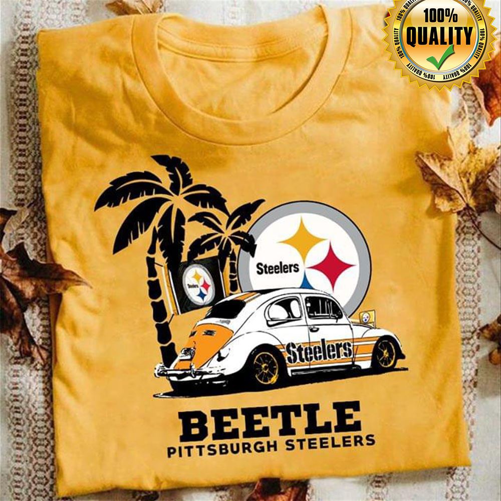 Volkswagen Beetle Pittsburgh Steelers Gift For Fan