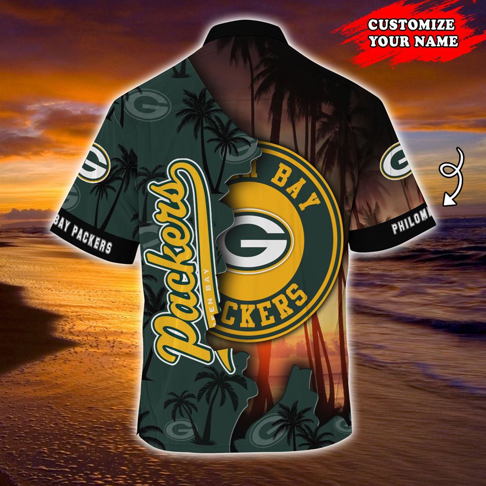 Green Bay Packers Nfl-customized Summer Hawaii Shirt For Sports ...
