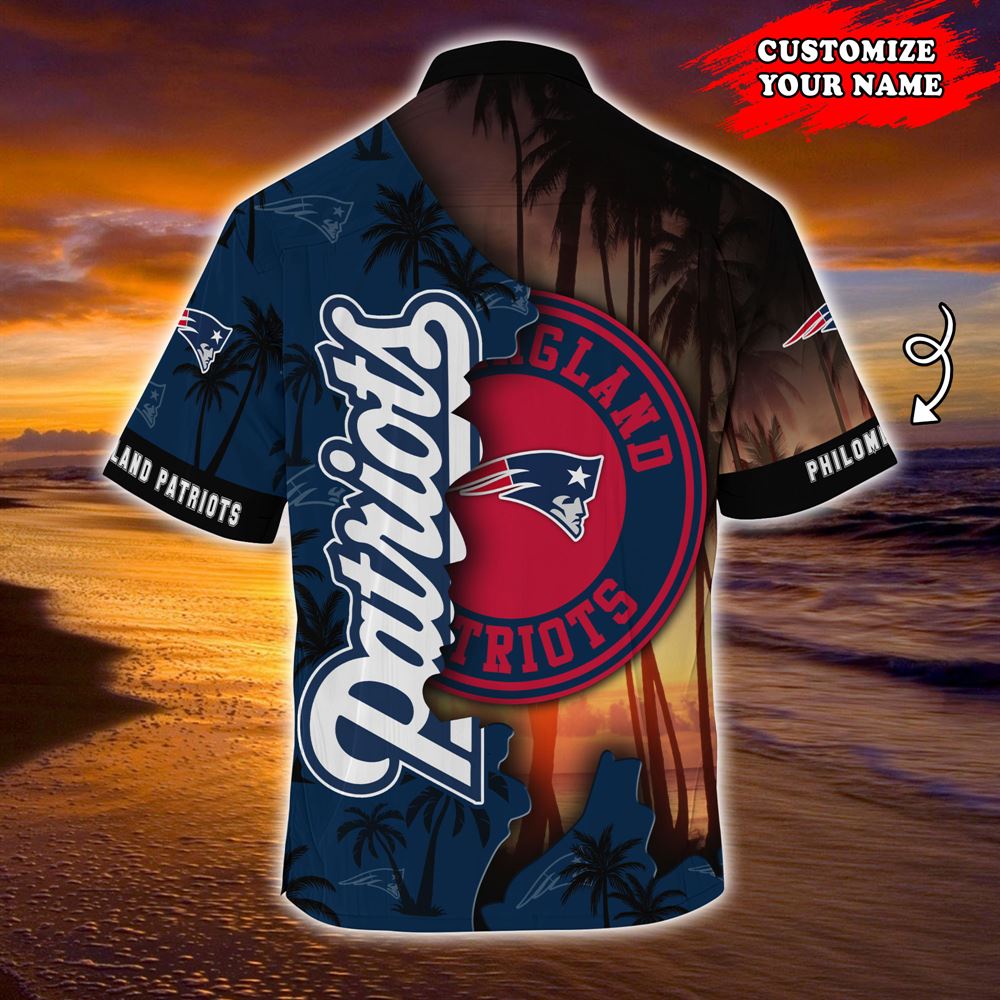 New England Patriots Nfl-customized Summer Hawaii Shirt For Sports ...