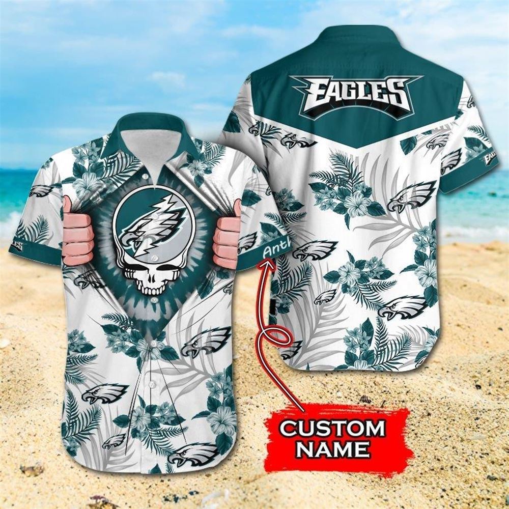 grateful dead philadelphia eagles shirt