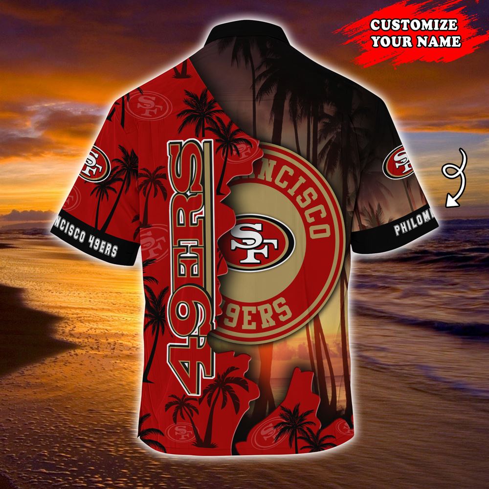 San Francisco 49ers Nfl-customized Summer Hawaii Shirt For Sports Enthusiasts Summer Short Sleeve Hawaiian Beach Shirt