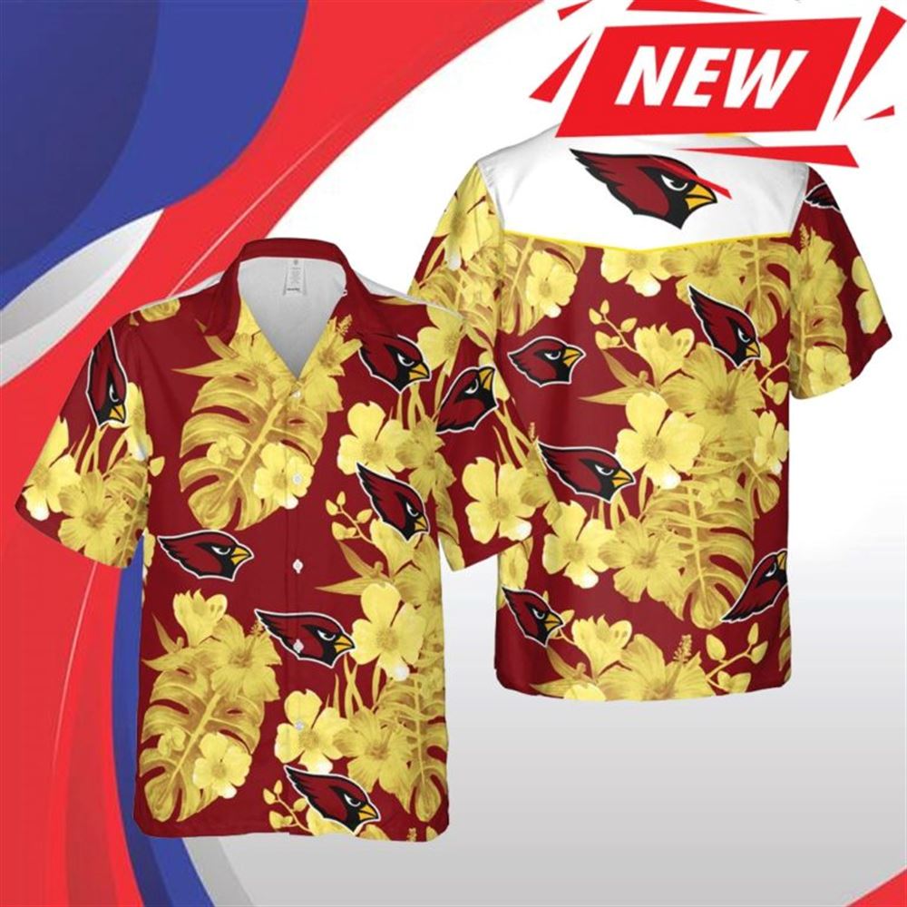 Arizona Cardinals Nfl Phoenix Hawaiian Shirt Floral Football Summer ...