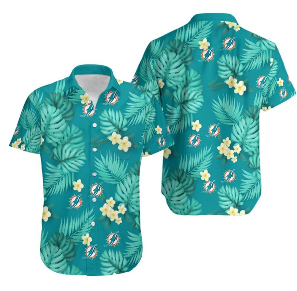 Nfl Miami Dolphins Hawaiian Shirt Limited Edition Summer Summer Short ...