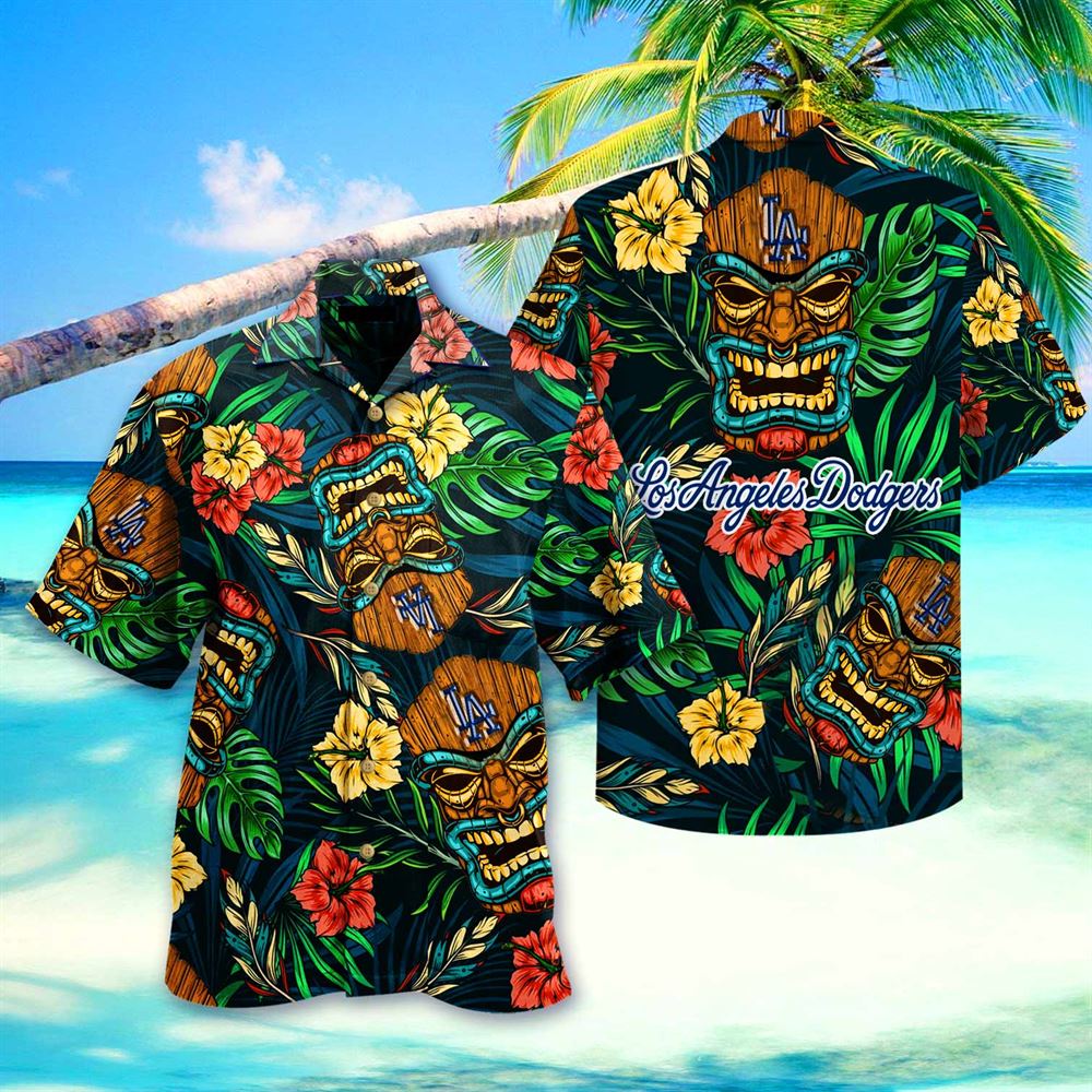 Premium Los Angeles Dodgers Mlb Hawaiian Shirt 3d Summer Short Sleeve ...