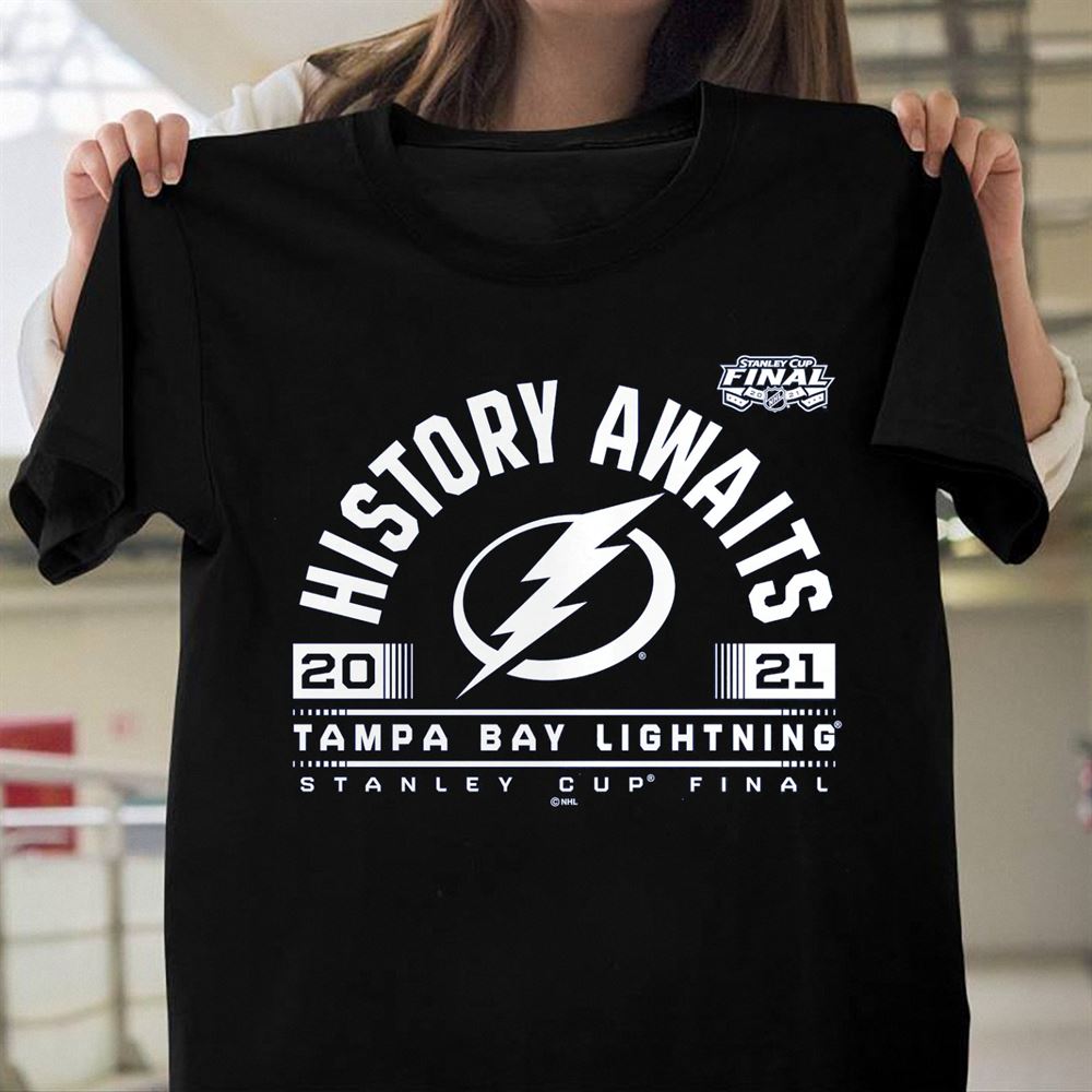 Tampa Bay Lightning 2021 Stanley Cup Final Bound Cup Zone T-shirt