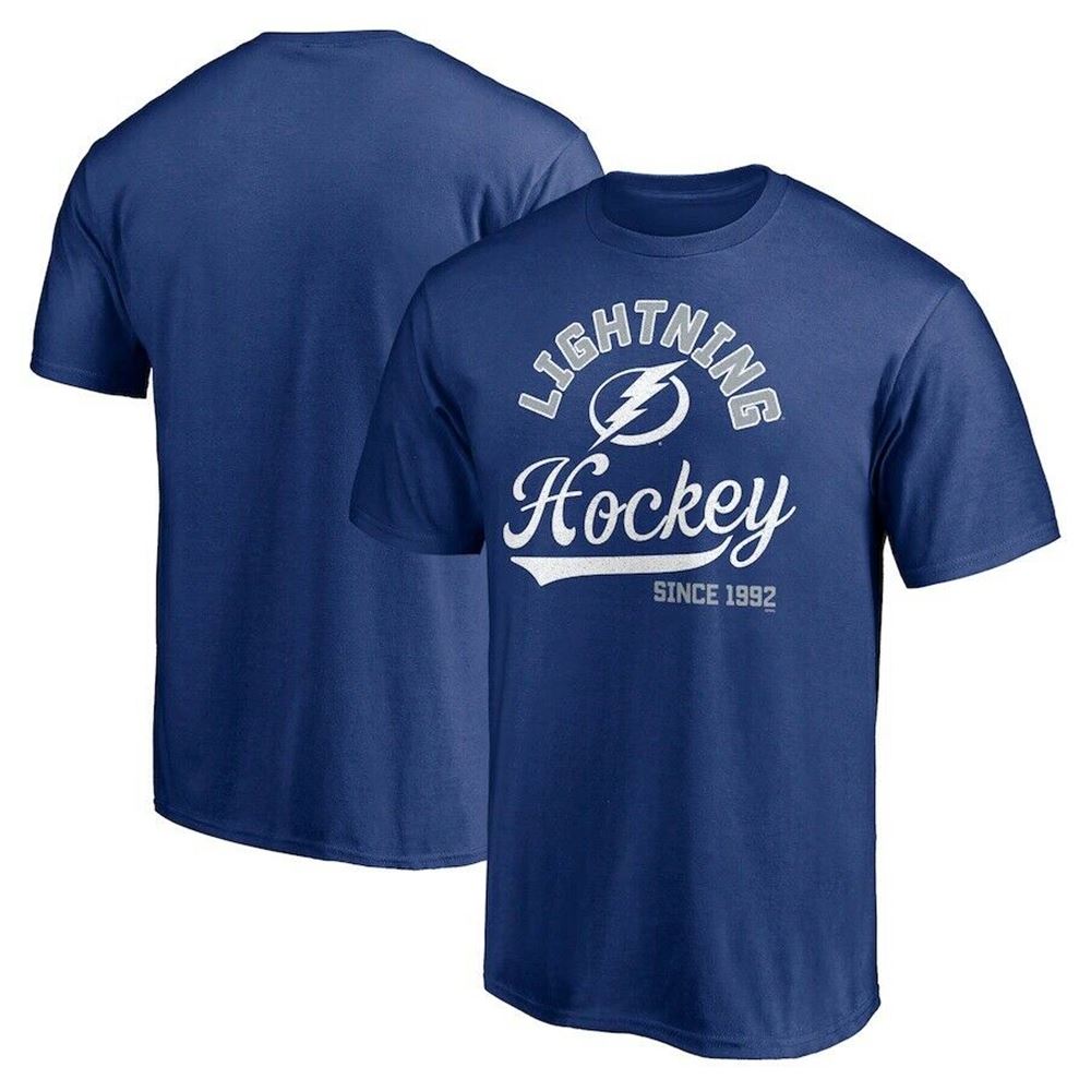 Tampa Bay Lightning Nhl Ice Hockey Team 2021 T-shirt S-5xl Royal Blue Hot Trend