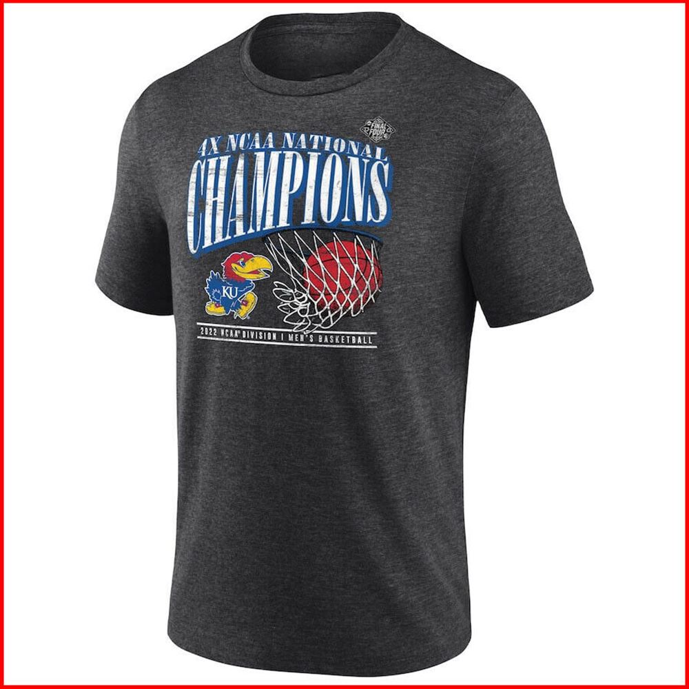 Hot Kansas Jayhawks 2022 Ncaa Mens Basketball National Champions T-shirt Unisex