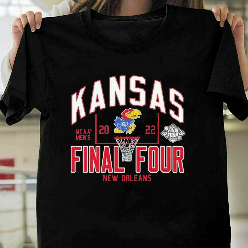 Kansas Jayhawks 2022 Ncaa Basketball Tournament March Men Tshirt S-3xl Cotton