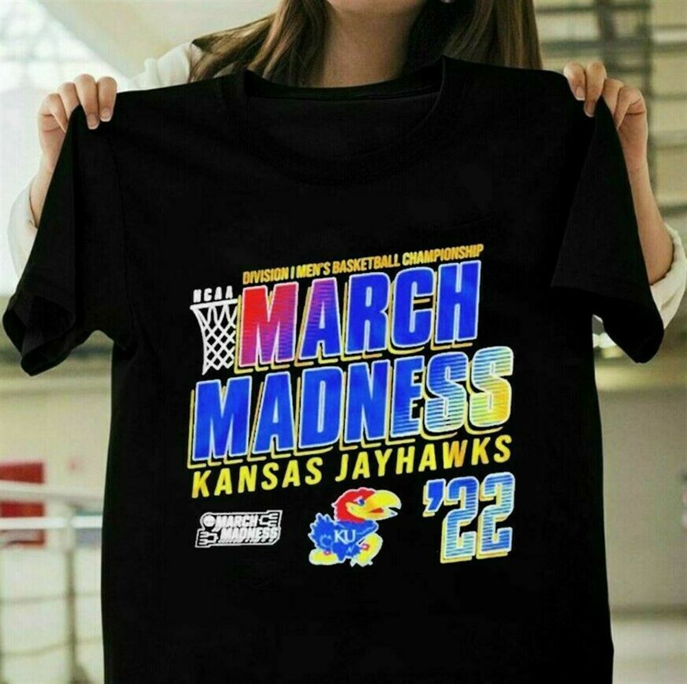 Kansas Jayhawks 2022 Ncaa Division - Mens Basketball Men T-shirt S-5xl Gift