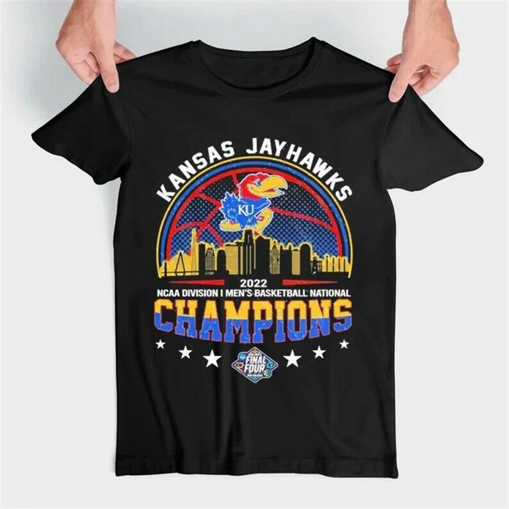 Kansas Jayhawks Champion 2022 Ncaa Mens Basketball Shirt Kansas Jayhawks Ncaa