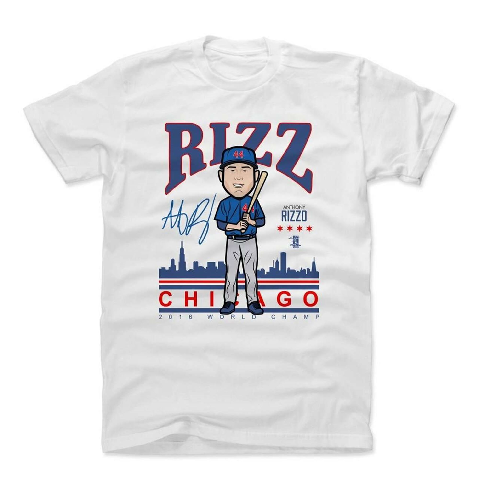 Anthony Rizzo Chicago Baseball T Shirt Full Size Up To 5xl
