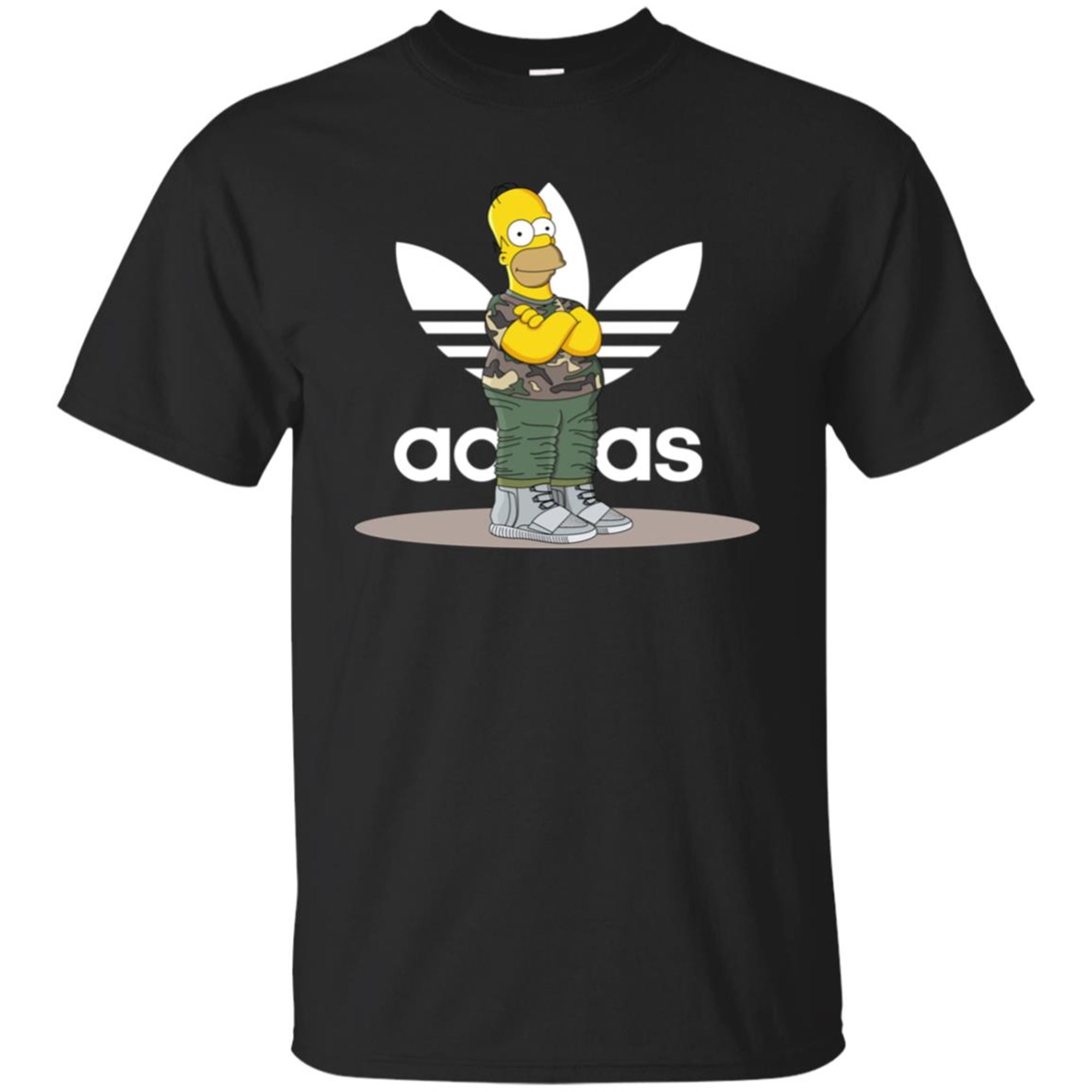 Bape Camo Adidas Homer Simpson Unisex T-shirt Tshirt For Women