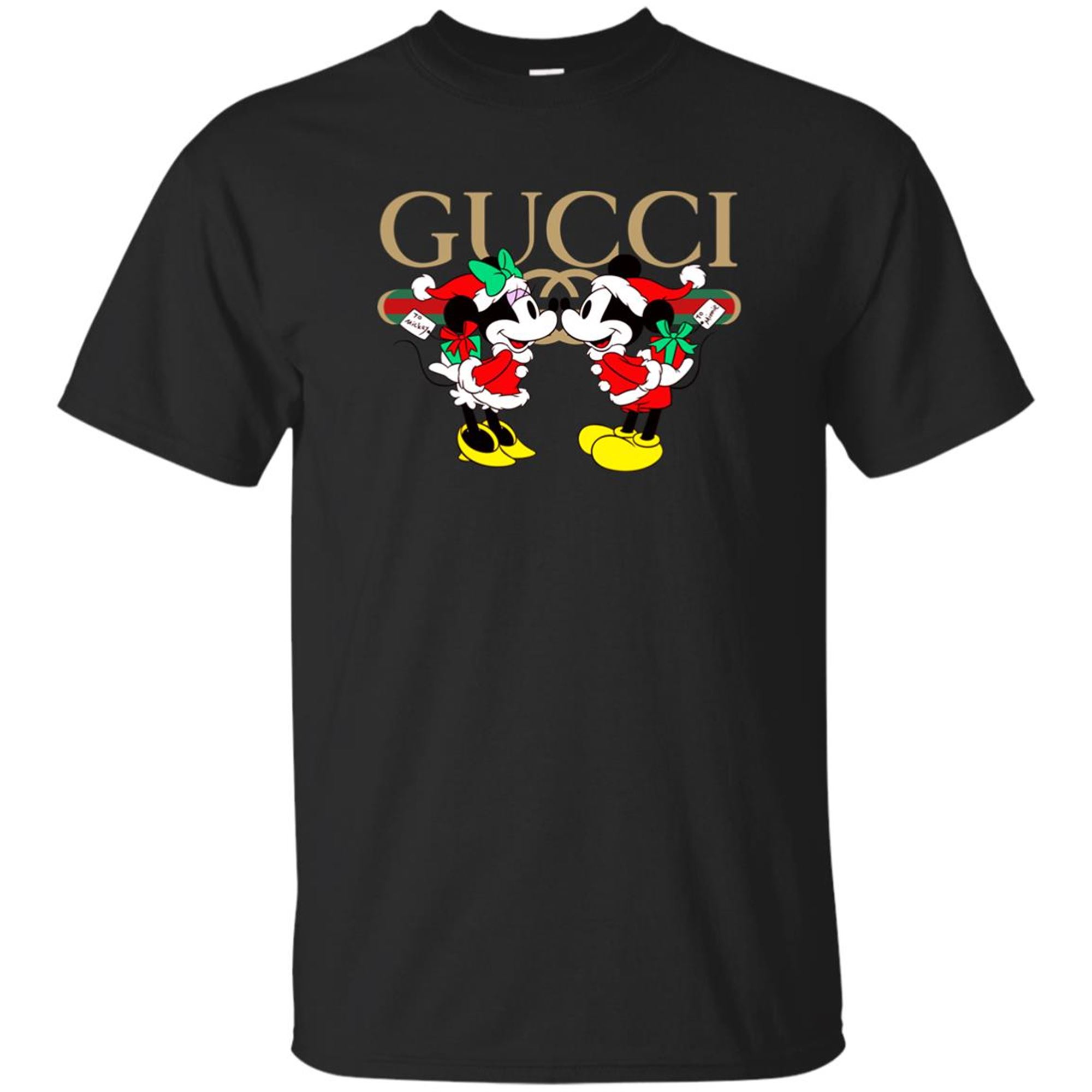 Gucci X Disney Mickey Christmas Unisex T-shirt Tee