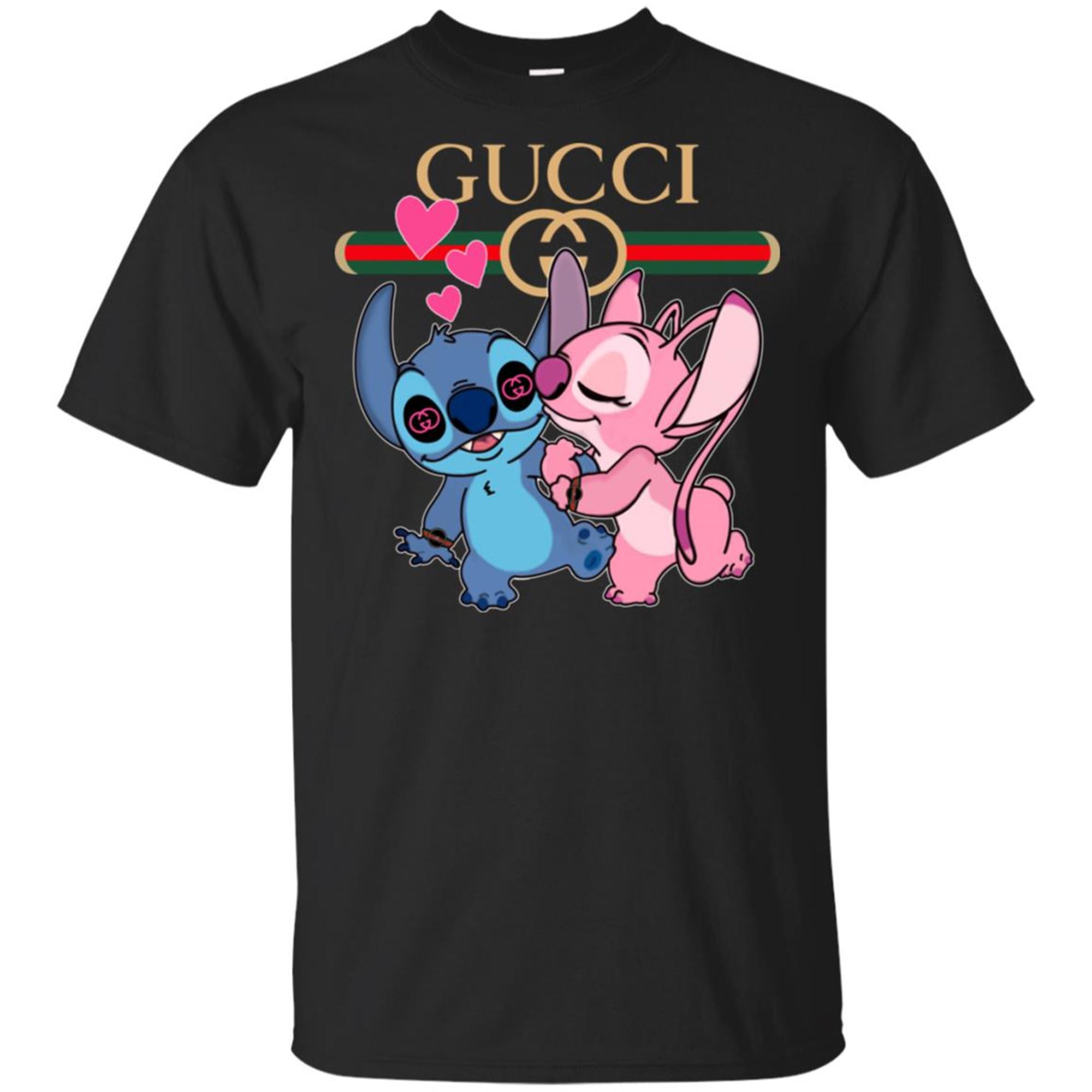 Gucci X Disney Stitck Unisex T-shirt Tshirts Black