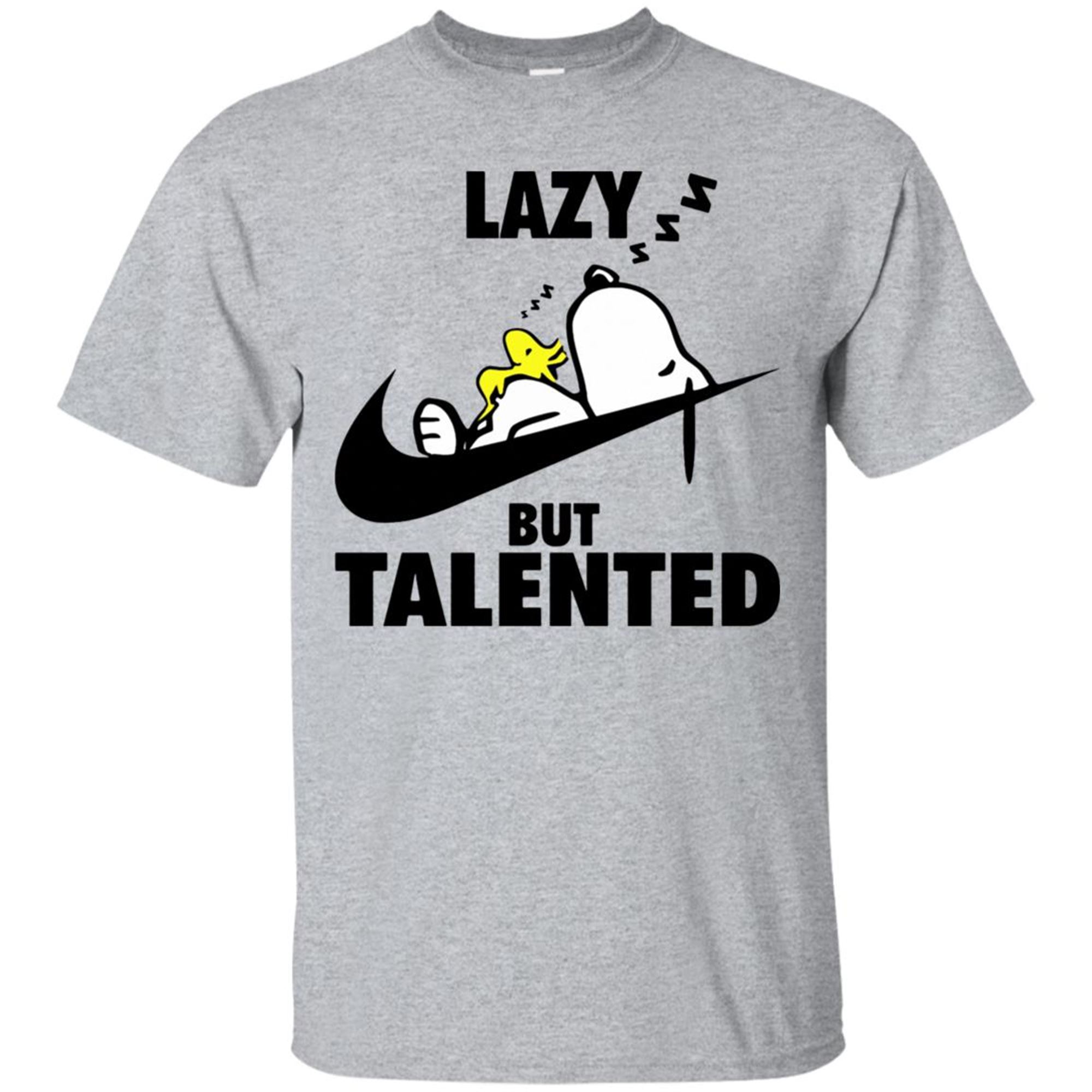 Lazy But Talented Nike Snoopy Unisex T-shirt