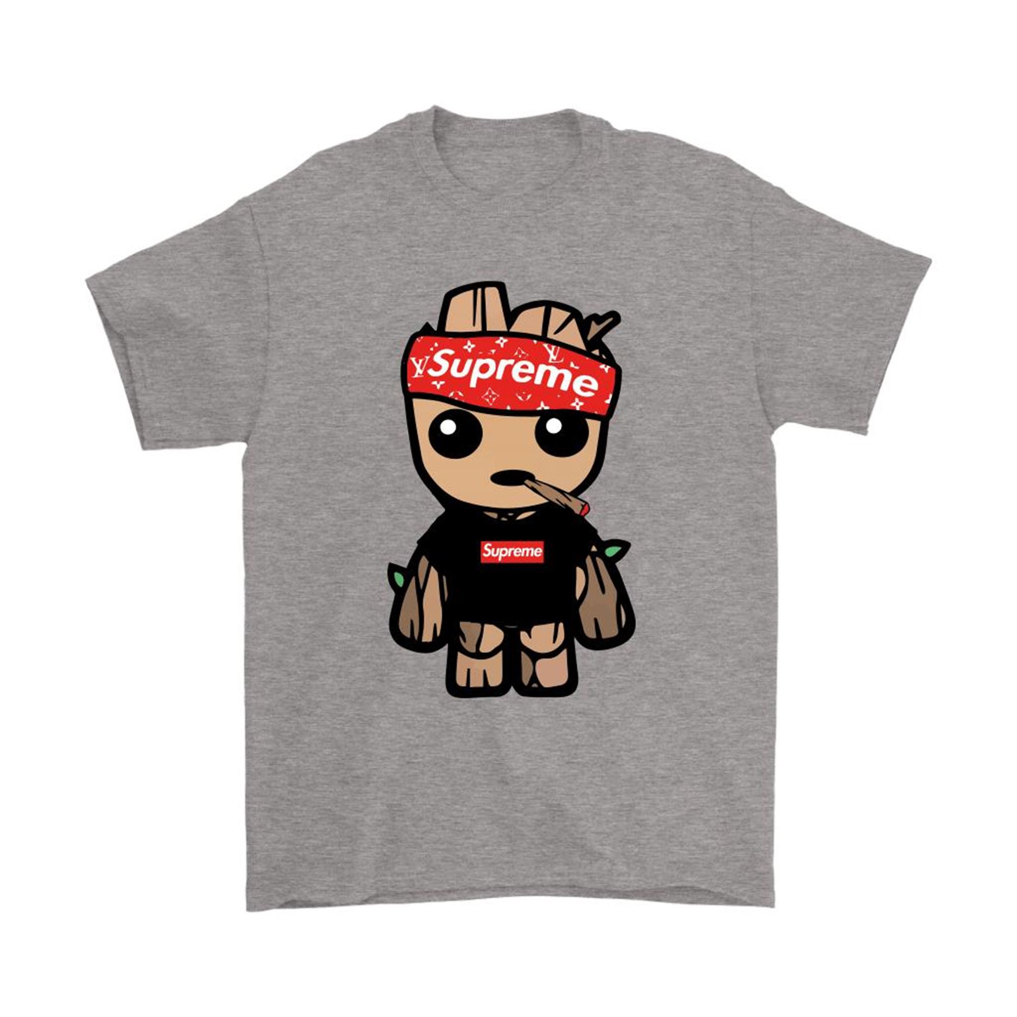 Supreme Hip Hop Baby Groot Guardian Of The Galaxy Shirts