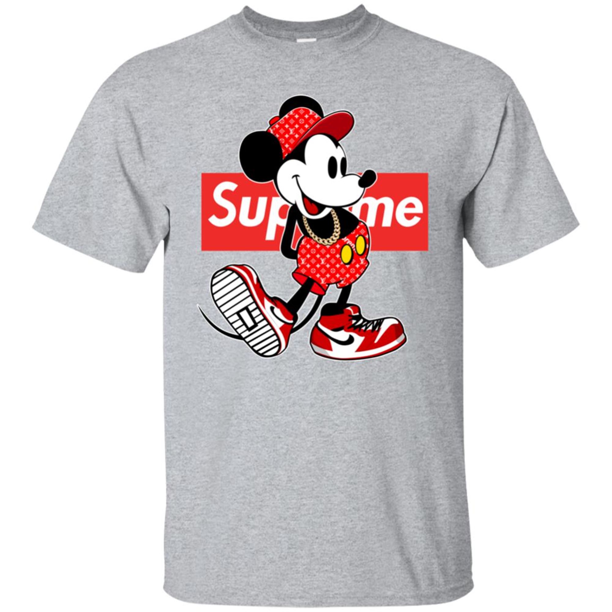 Supreme X Mickey Mouse Unisex T-shirt