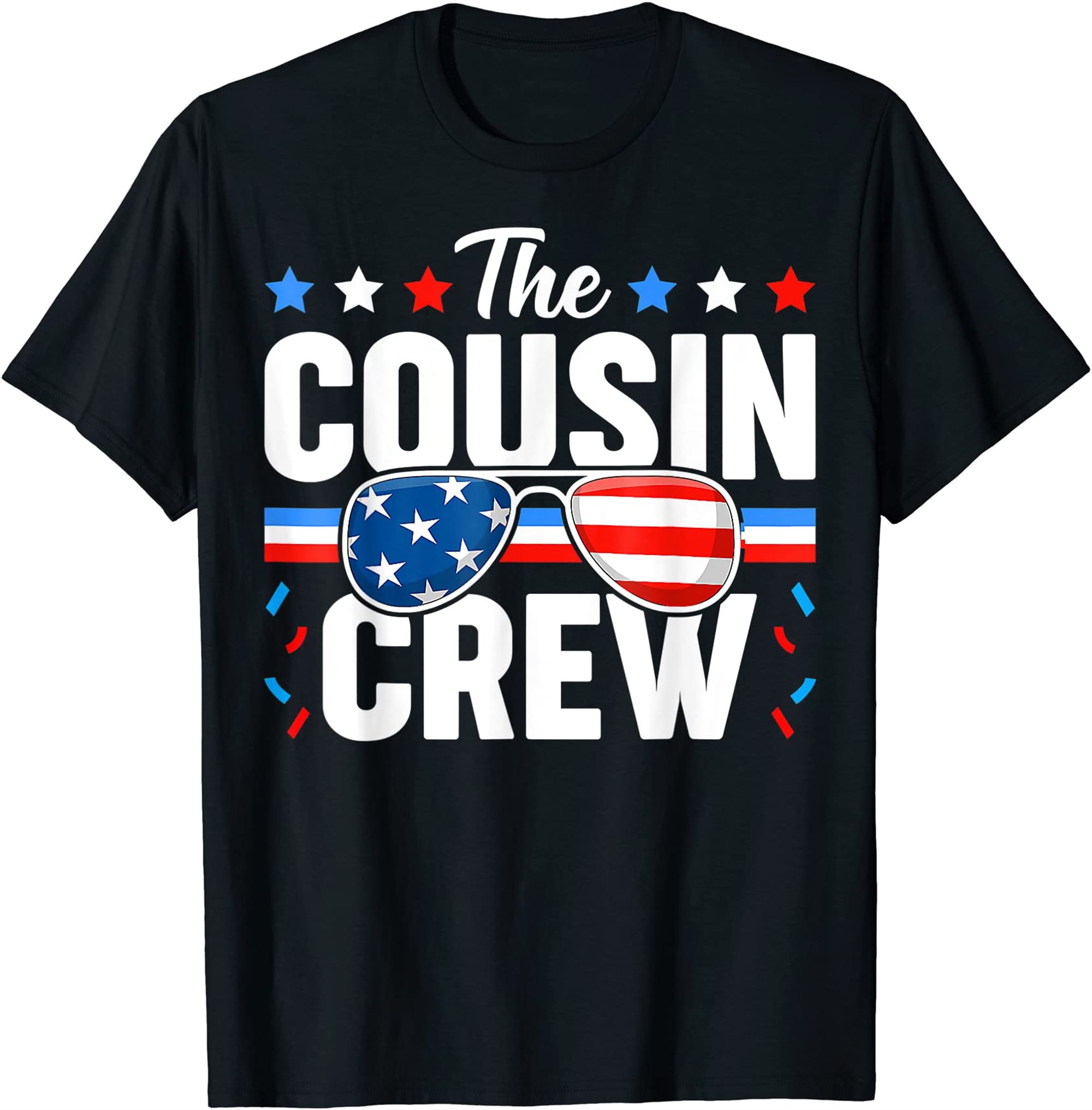 Cousin Crew 4th Of July Patriotic American Family Matching T-shirt Plus Size Up To 5xl