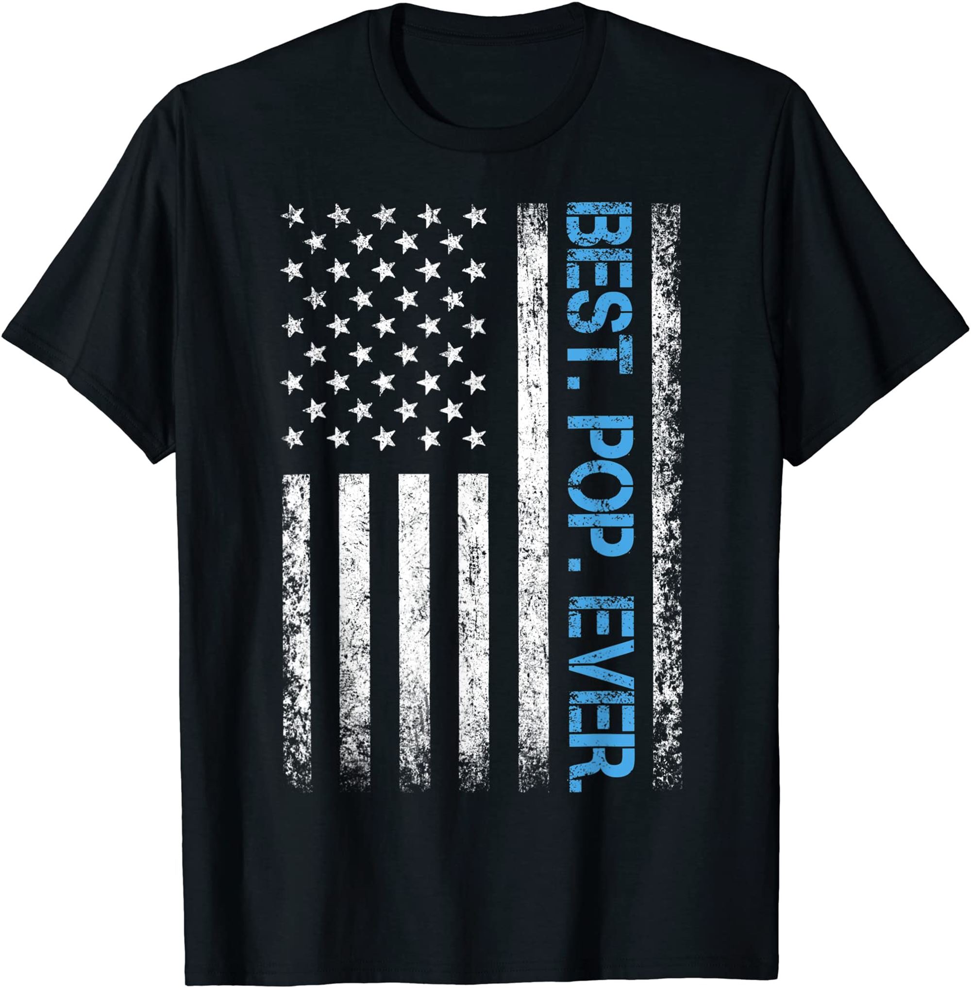 Best Pop Ever Vintage American Flag T Shirt T-shirt Full Size Up To 5xl