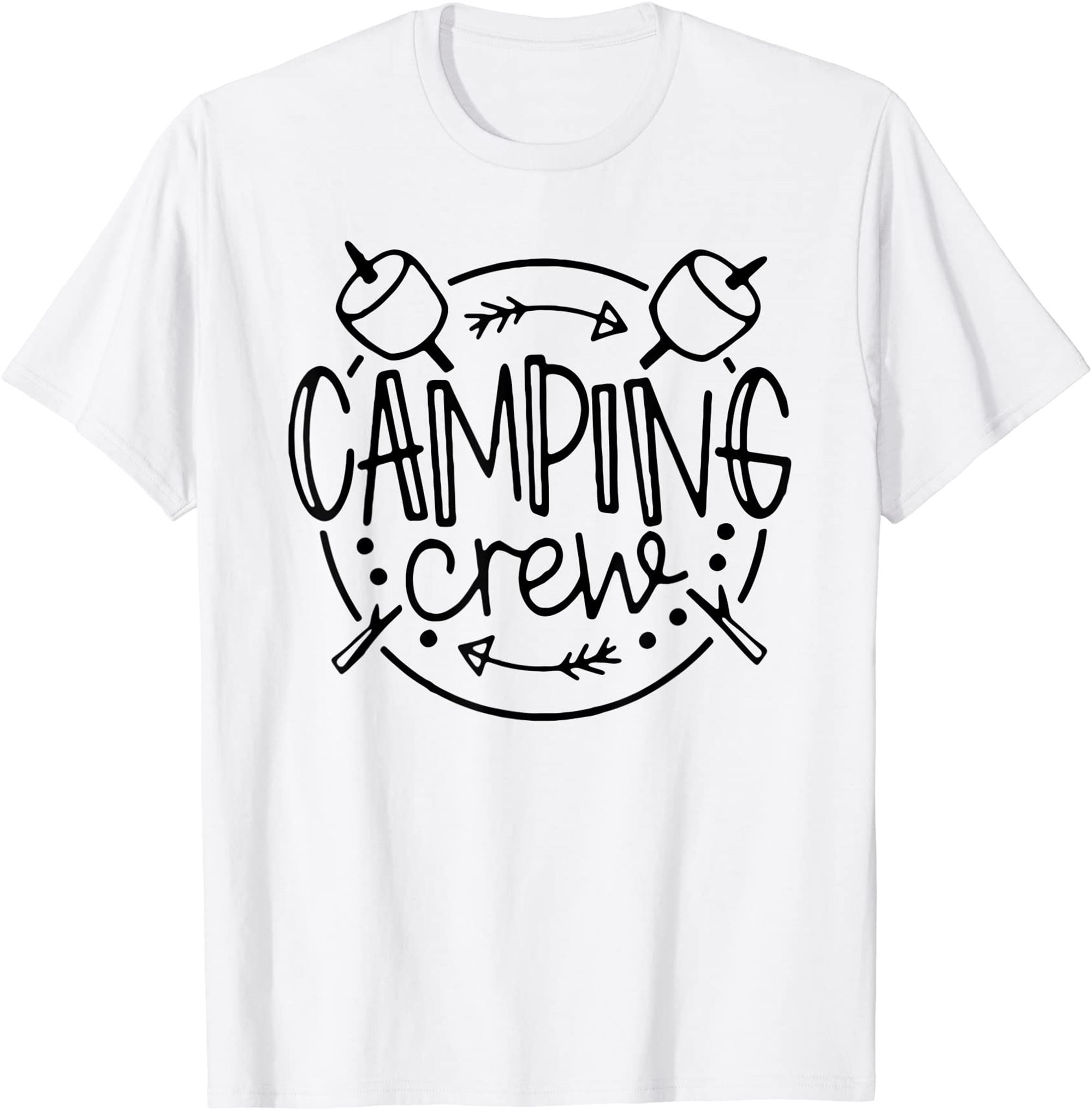 Camping Crew Funny Rv Camper Outdoors Vacation Adventures T-shirt Size Up To 5xl