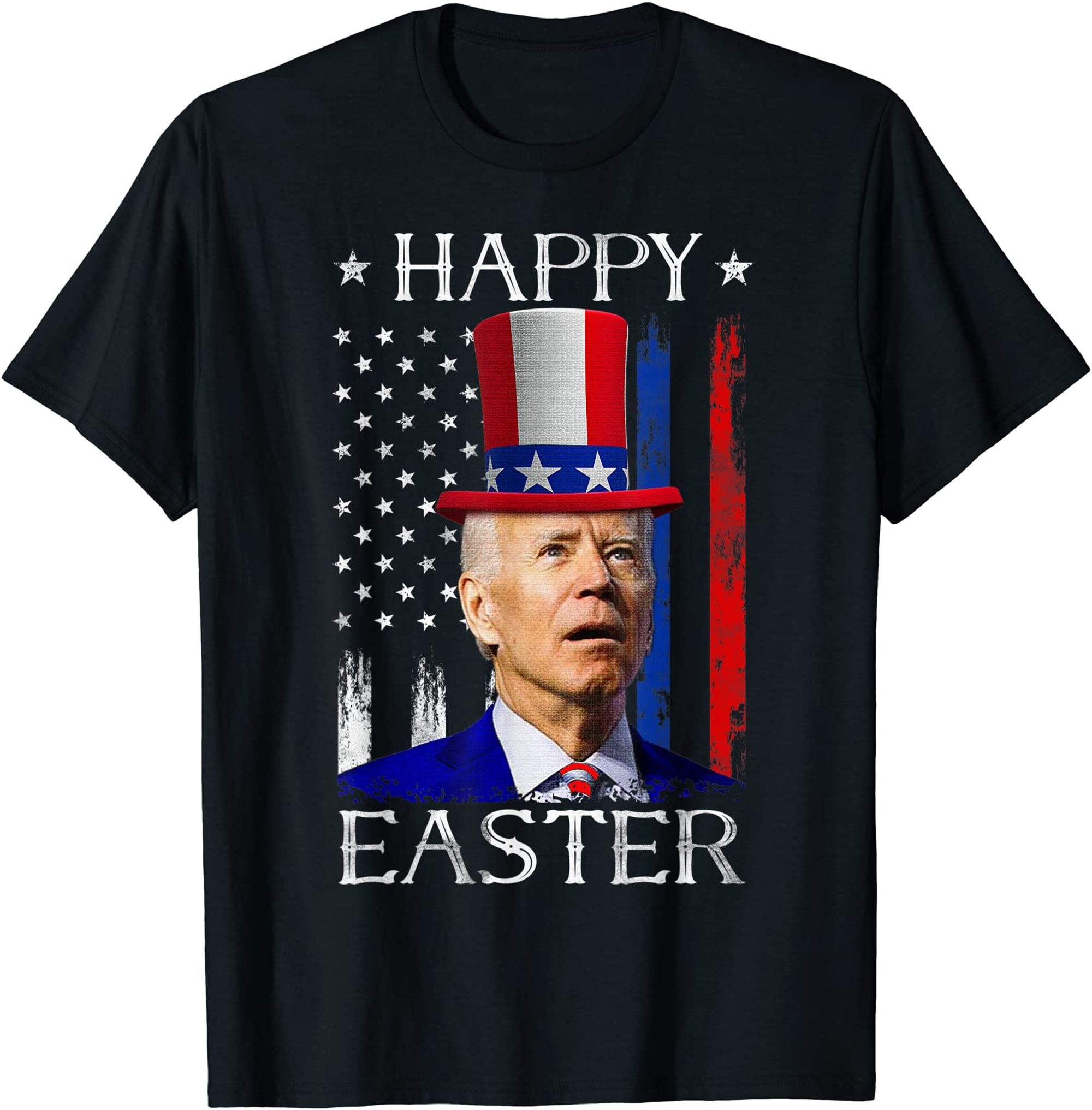 Happy Easter Joe Biden Confused 4th Of July Independence Day T-shirt Full Size Up To 5xl